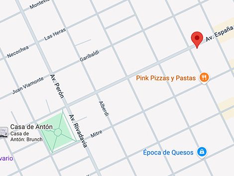 Mapa - España 433, Tandil