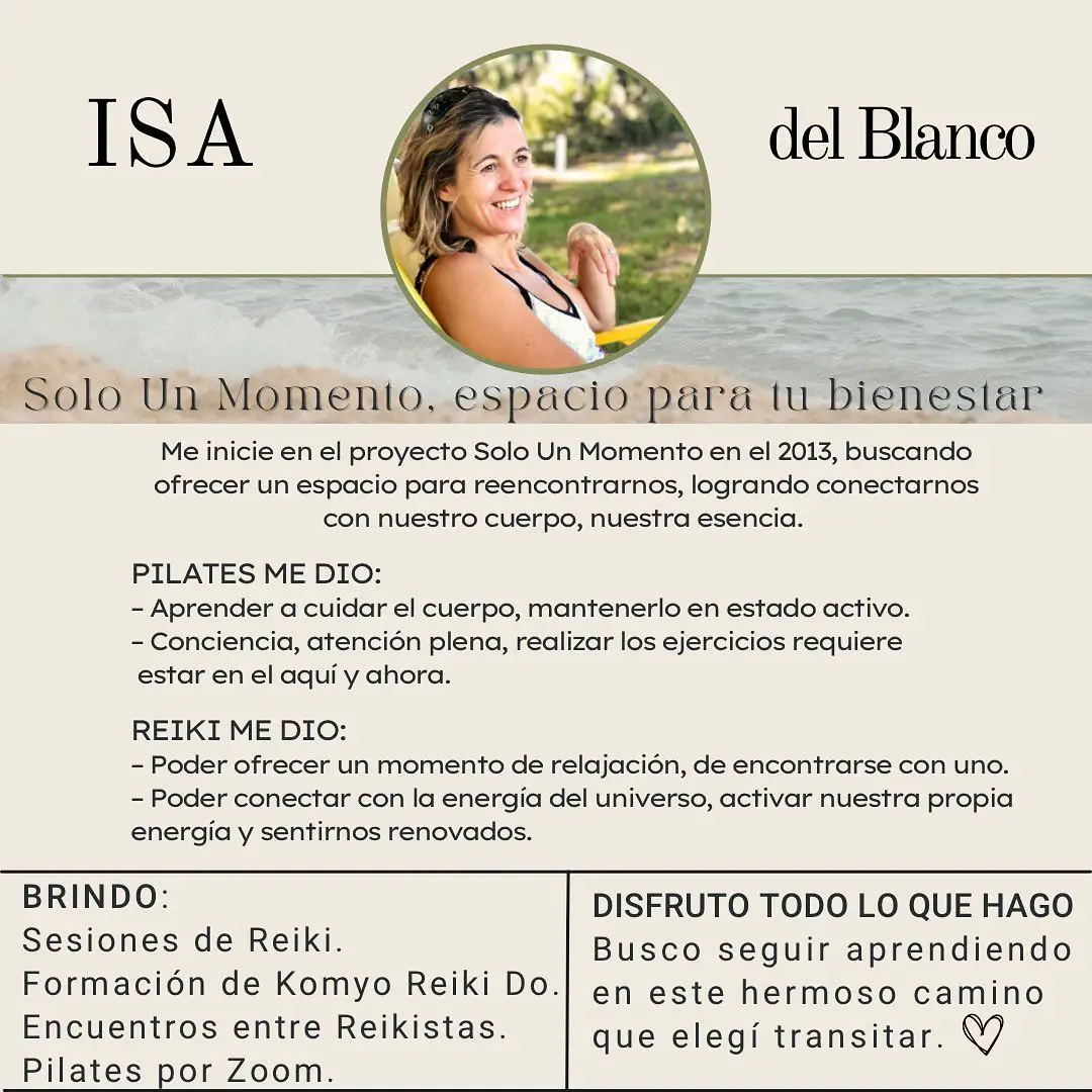 Isa del Blanco, Maestra de Reiki