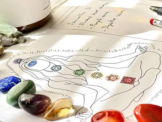 Espacio de Reiki — detalle del ambiente