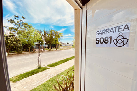 Vista desde la puerta